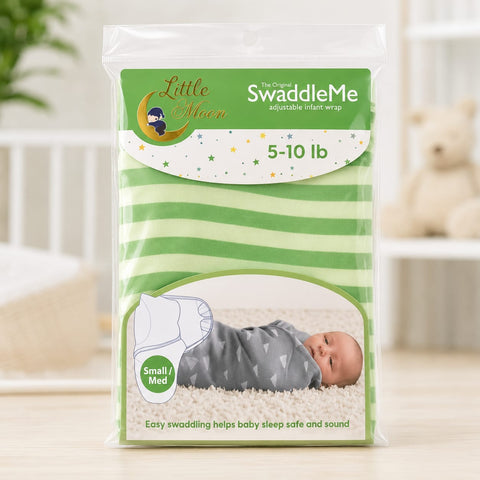Soft Newborn Swaddle Wrap – Adjustable Cotton Baby Sleep Sack with Magic Wand Design