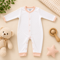 Sweet Bow Bear 3-Piece Cotton Sleeping Suit Set (0-3M) - View 2