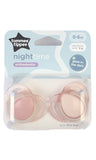 Night Time Soother 2-PK Tommee Tippee 0-6M