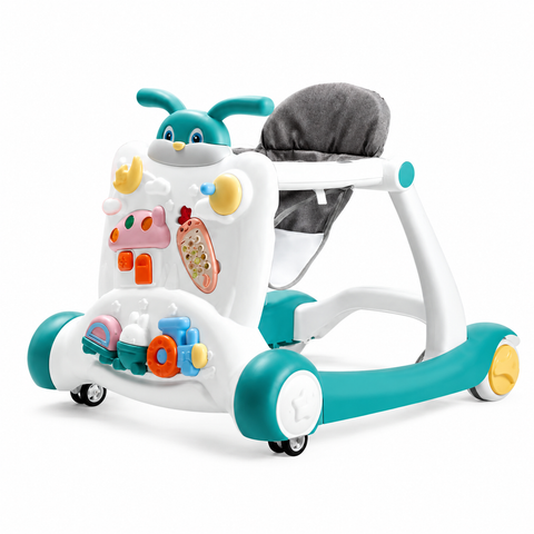 Interactive Baby Walker with Activity Panel & Comfortable Seat | Musical Learning Walker for Babies