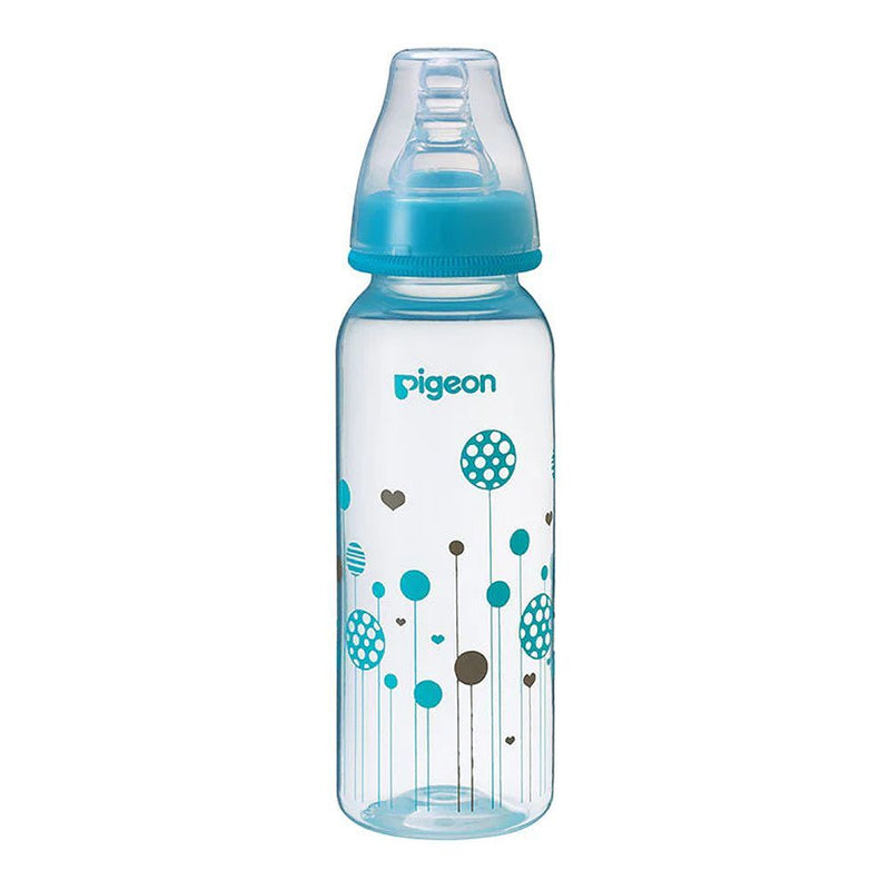 Pigeon Flexible Slim Neck Baby Feeding Bottle 240ml – 4+ Months, BPA/BPS Free