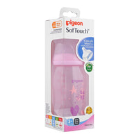 Pigeon Baby Feeding Bottle – Pink Wide Neck Anti-Colic Nursing Bottle - View 2