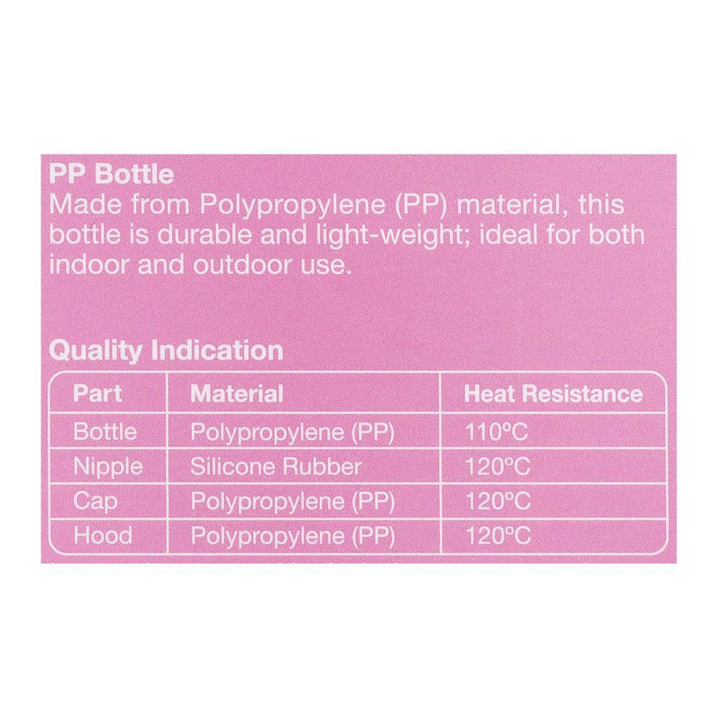 Pigeon Baby Feeding Bottle – Pink Wide Neck Anti-Colic Nursing Bottle