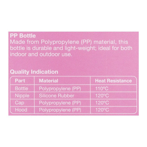 Pigeon Baby Feeding Bottle – Pink Wide Neck Anti-Colic Nursing Bottle