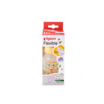 PIGEON COMPACT FLEXIBLE BABY BOTTLE – 0+ MONTHS