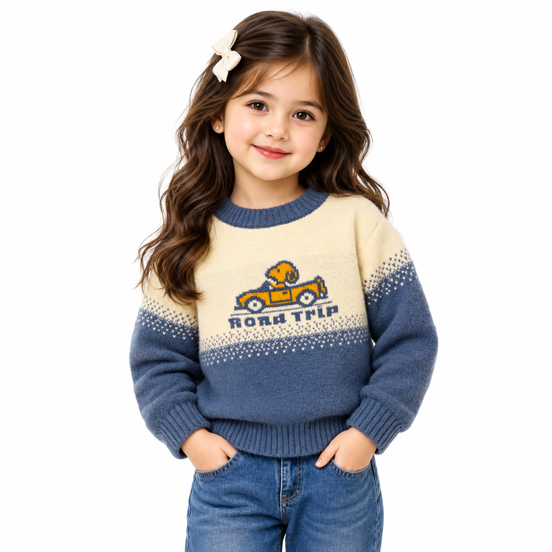 Girls Winter Sweater Full-Sleeve Sweater Zubaidas