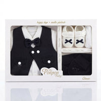 Baby Boy 5-Piece Gift Set – Black Vest Zubaidas - View 1