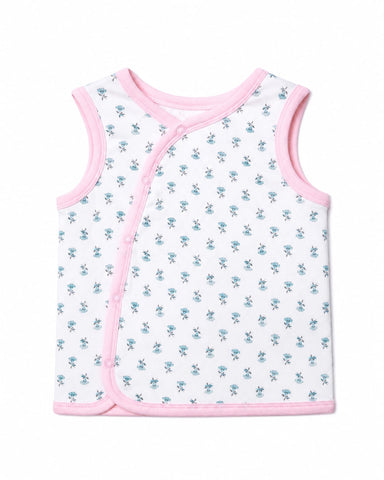 Girls Sleeveless jacket Pink   Zubaidas