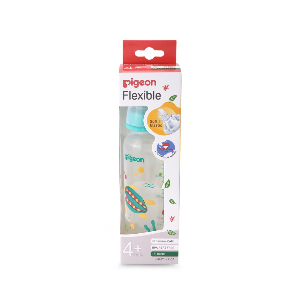 Flexible Standard Neck Feeder Pp Rp 240ml – Turtle