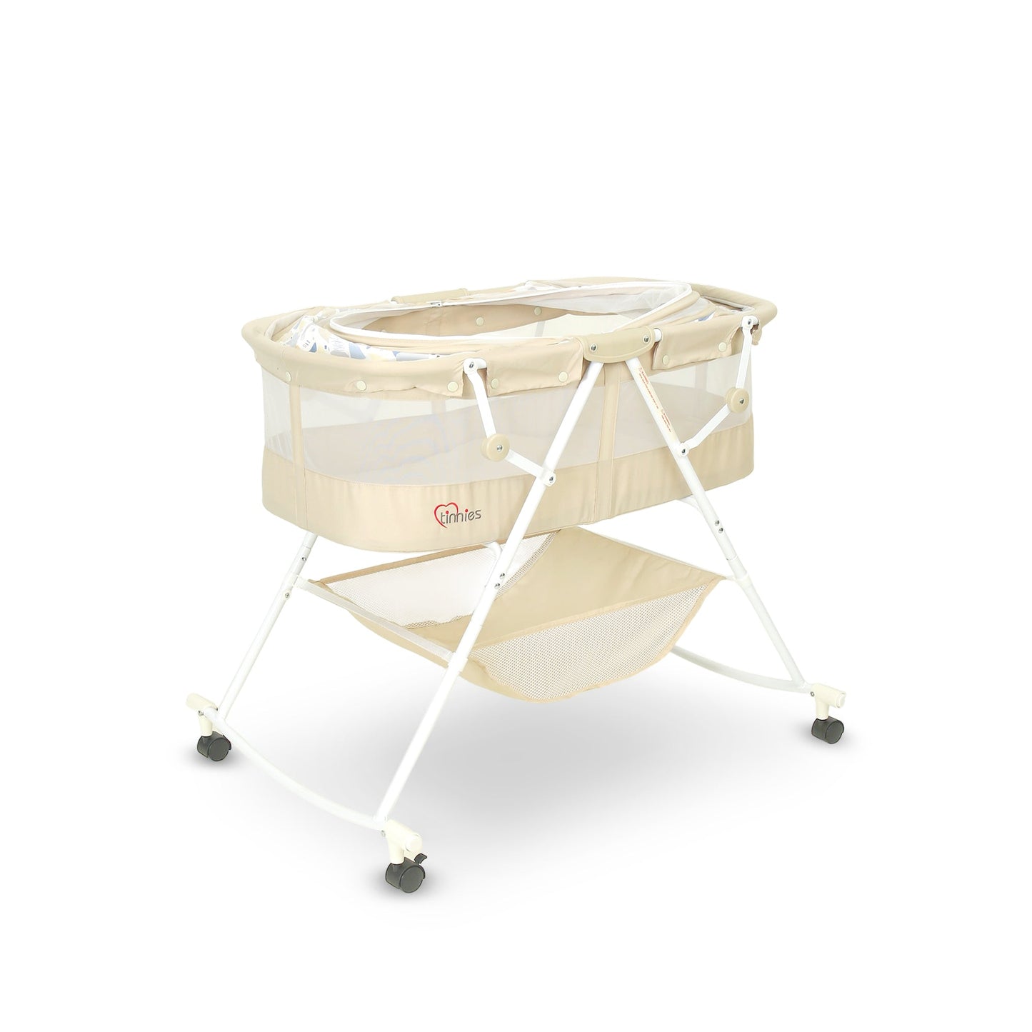 TINNIES PORTABLE BABY CRADLE BEIGE