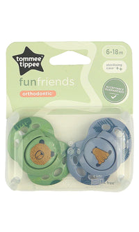 Closer to Nature Orthodontic Soothers Pack Of 2 6-18Me - View 2