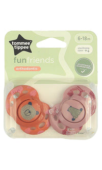 Closer to Nature Orthodontic Soothers Pack Of 2 6-18M - View 2