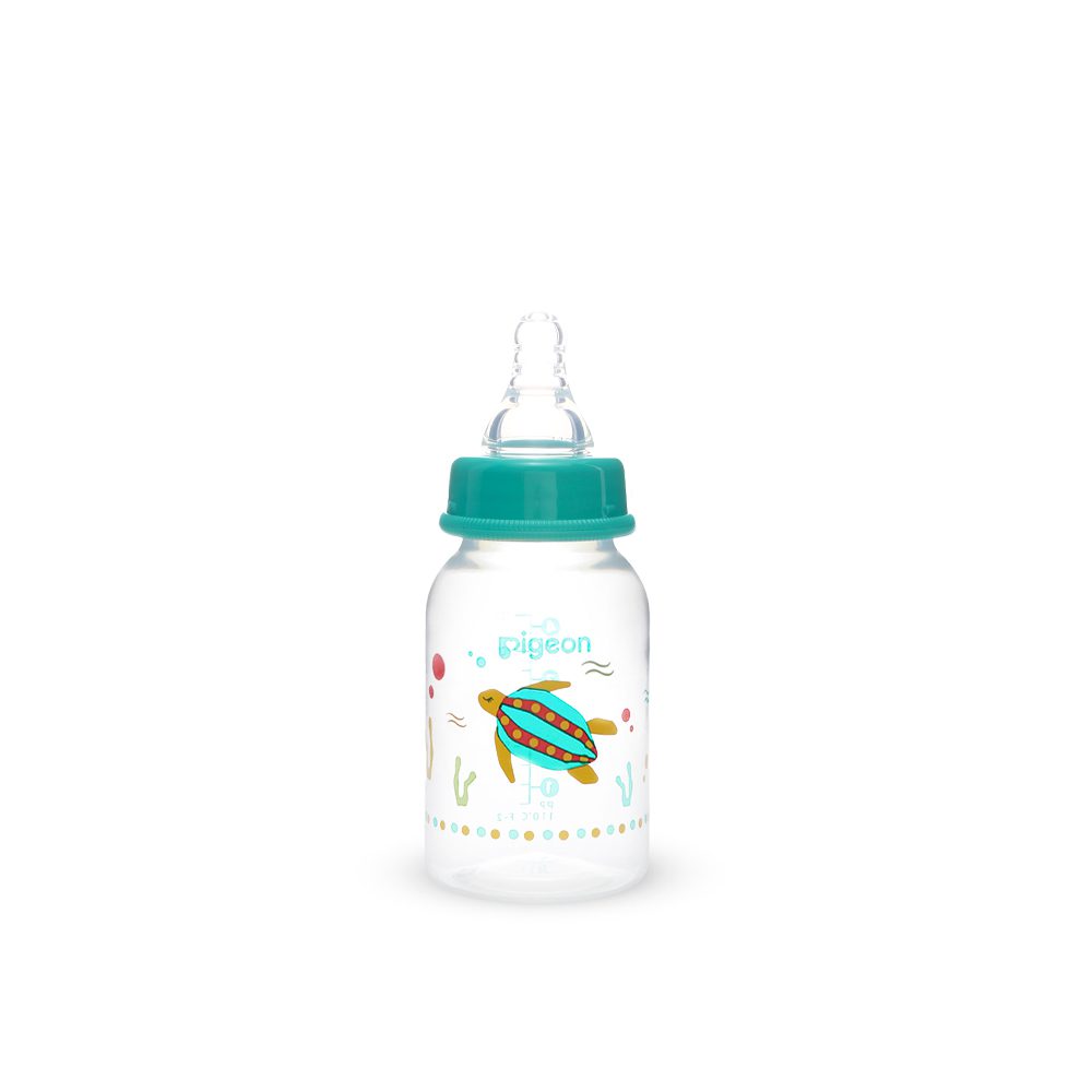 PIGEON FUN &amp; COLORFUL FLEXIBLE FEEDER – 4+ MONTHS