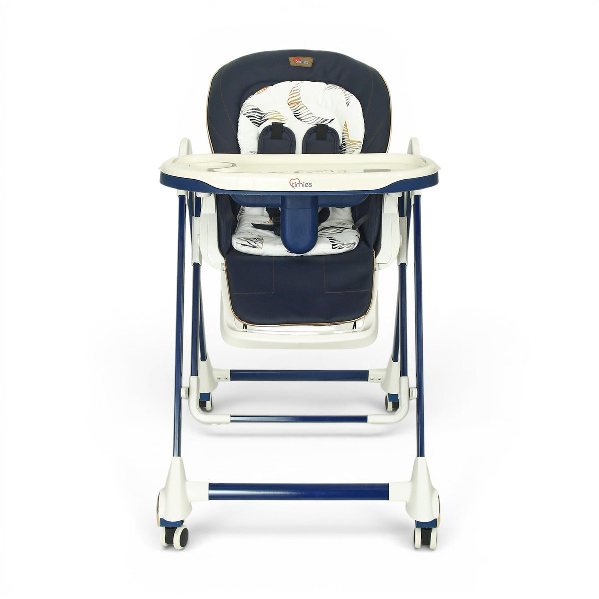 TINNIES BABY HIGH CHAIR W/SWING - BLUE