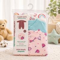 Carter's Bluefly 3-Piece Cotton Sleepsuits Set (6-9 Months) - View 5