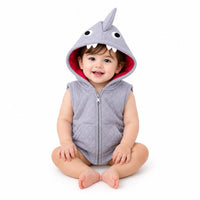 Boys Sleeveless jacket Grey - View 1
