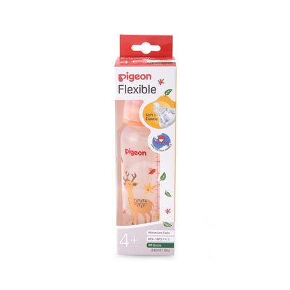 PIGEON COLORFUL ERGONOMIC BABY BOTTLE – 4+ MONTHS