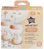 Natural Start Decor PP Bottle with M Teat Pack Of 2 260ML