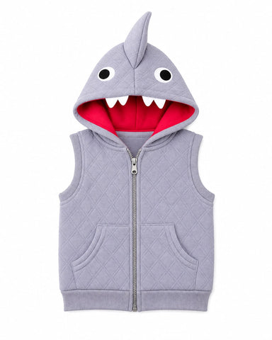 Boys Sleeveless jacket Grey