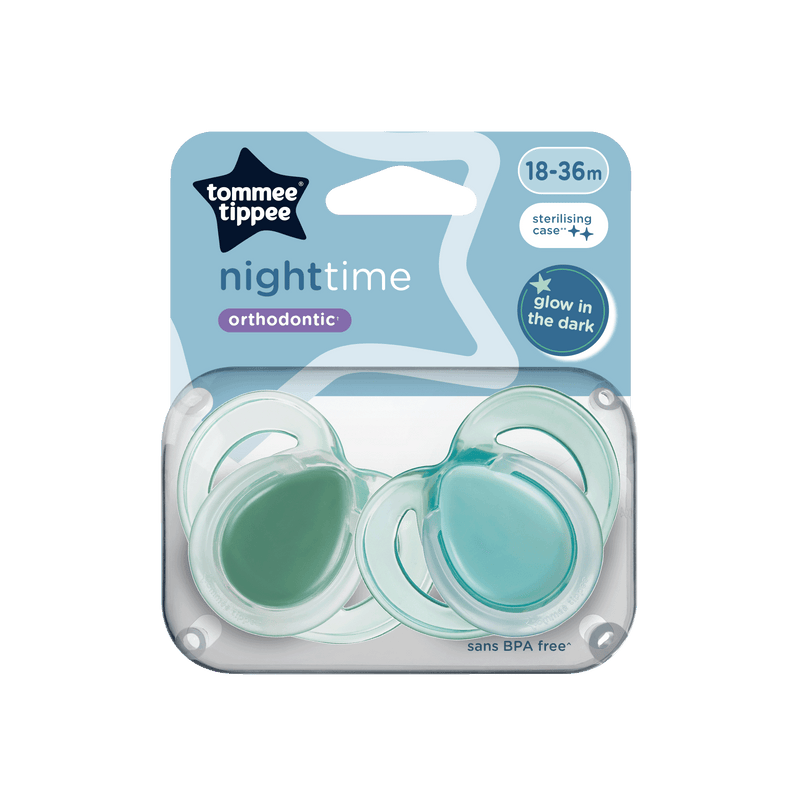 Night Time Soother 2-PK Tommee Tippee 18-36M