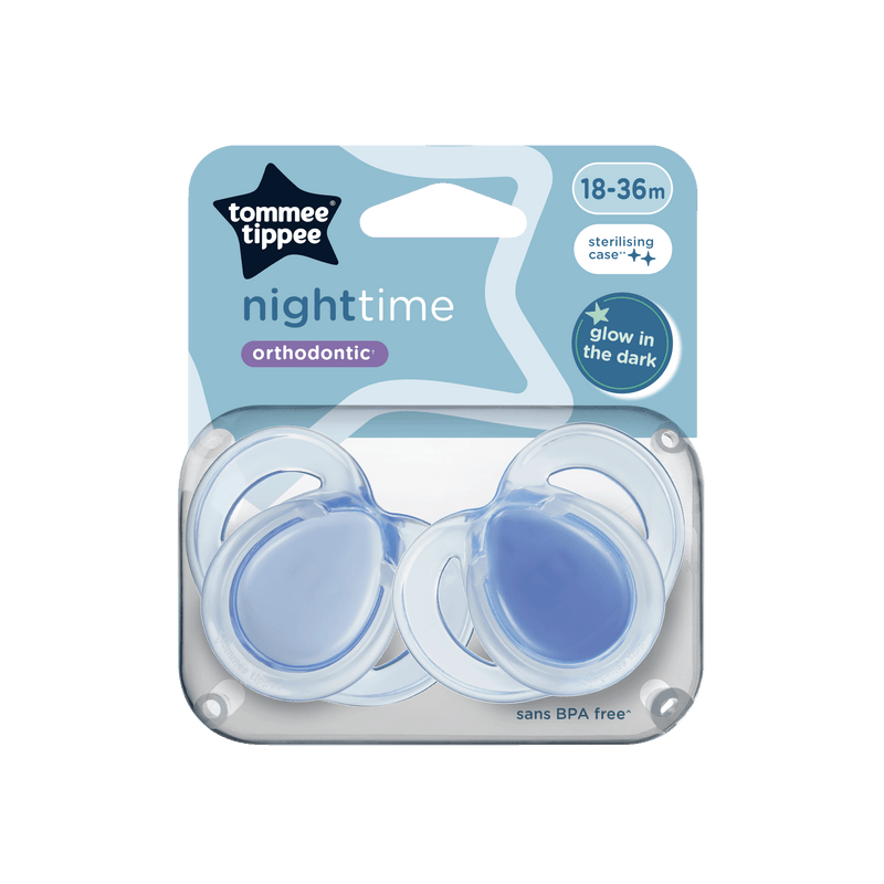 Night Time Soother 2-PK Tommee Tippee 18-36M