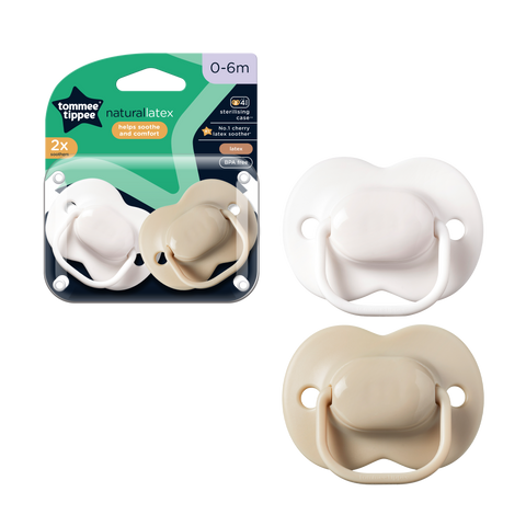 Cherry Latex Soother 2-PK Tommee Tippee 0-6M