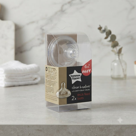 Thick Feed Flow (Y-CUT) Teat Pack Of 2 Tommee Tippee