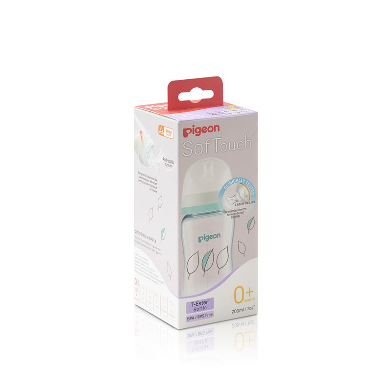 Softouch Wide Neck Feeder T-Ester 200ml Leaf