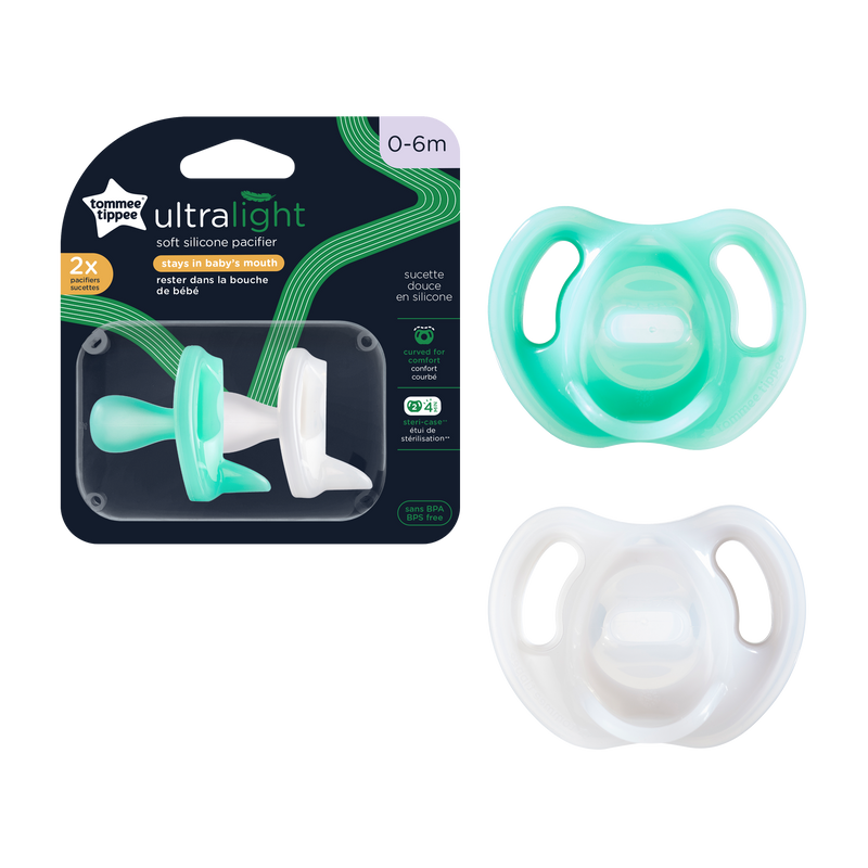 Silicone Soother 2-PK Tommee Tippee 0-6M