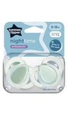 Closer to Nature Night Time 2 Orthodontic Soothers 6-18M