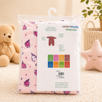 Carter's Bluefly 3-Piece Cotton Sleepsuits Set (6-9 Months) - View 4