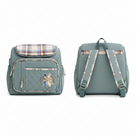Premium Baby Diaper Backpack – Multi-Pocket Waterproof Maternity & Travel Bag (Mint Green) - View 2