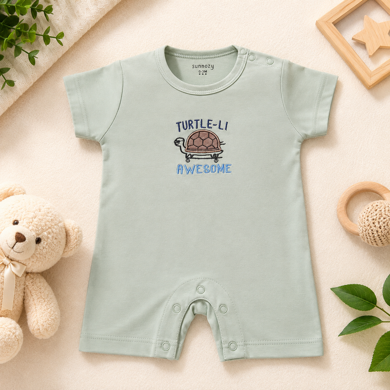 Sweet Bow Bear 3-Piece Cotton Sleeping Suit Set (0-3M)