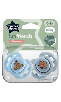 Fun Soothers Pack Of 2 0-6M - View 2
