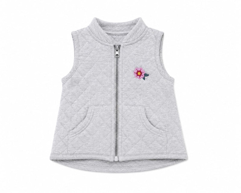 Baby Girls Sleeveless jacket Grey