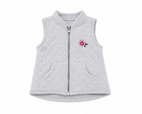 Baby Girls Sleeveless jacket Grey