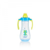 Tall Straw Bottle Blue - View 1