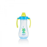 Tall Straw Bottle Blue