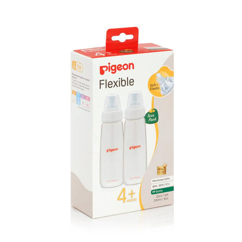 Pigeon Slim Neck Baby Feeding Bottle – Twin Pack