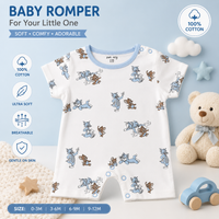 3-Piece Tom and Jerry Cotton Sleeping Suit Set - View 1