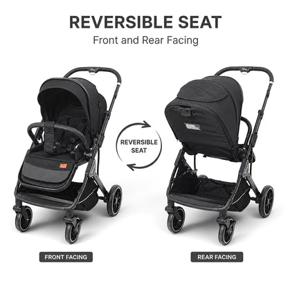 TINNIES REVERSIBLE STROLLER BLACK