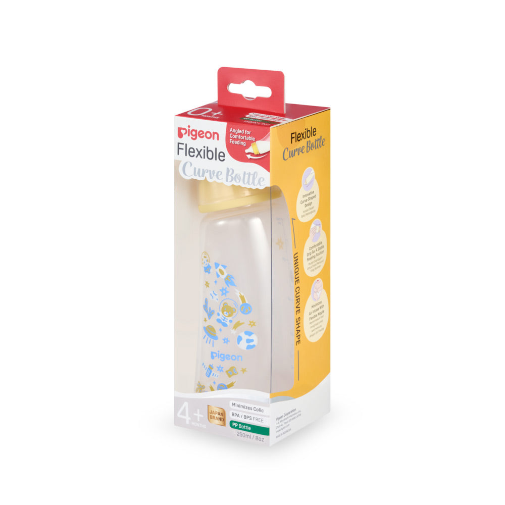 Pigeon Standard Neck Curve Nursing Bottle Pp 250ml Space