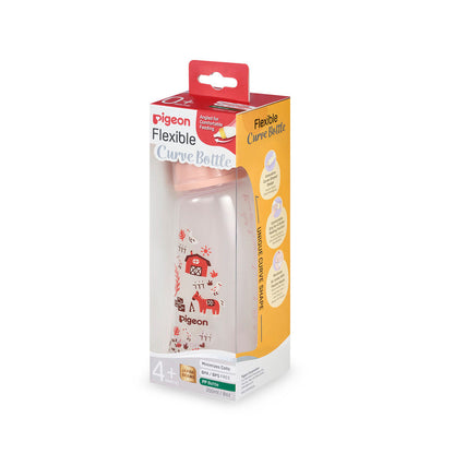 Pigeon Curve Standard Neck Nursing Bottle Pp 250ml Farm