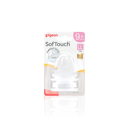 Softouch Wide Neck Nipple Pk-2