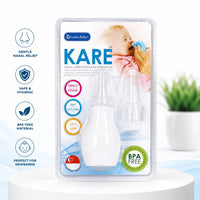 Lucky Baby KARE Nasal Aspirator & Ear Syringe Set – BPA Free Soft Silicone Baby Nose Cleaner (6+ Months) - View 2