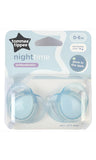 Night Time Soother 2-PK Tommee Tippee 0-6M