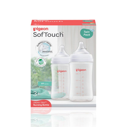 Softouch Bpp Wide Neck Nursing Bottle 240ml Pk-2