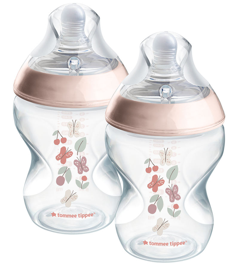 Natural Start Decor PP Bottle with M Teat Pack Of 2 260ML