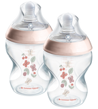 Natural Start Decor PP Bottle with M Teat Pack Of 2 260ML