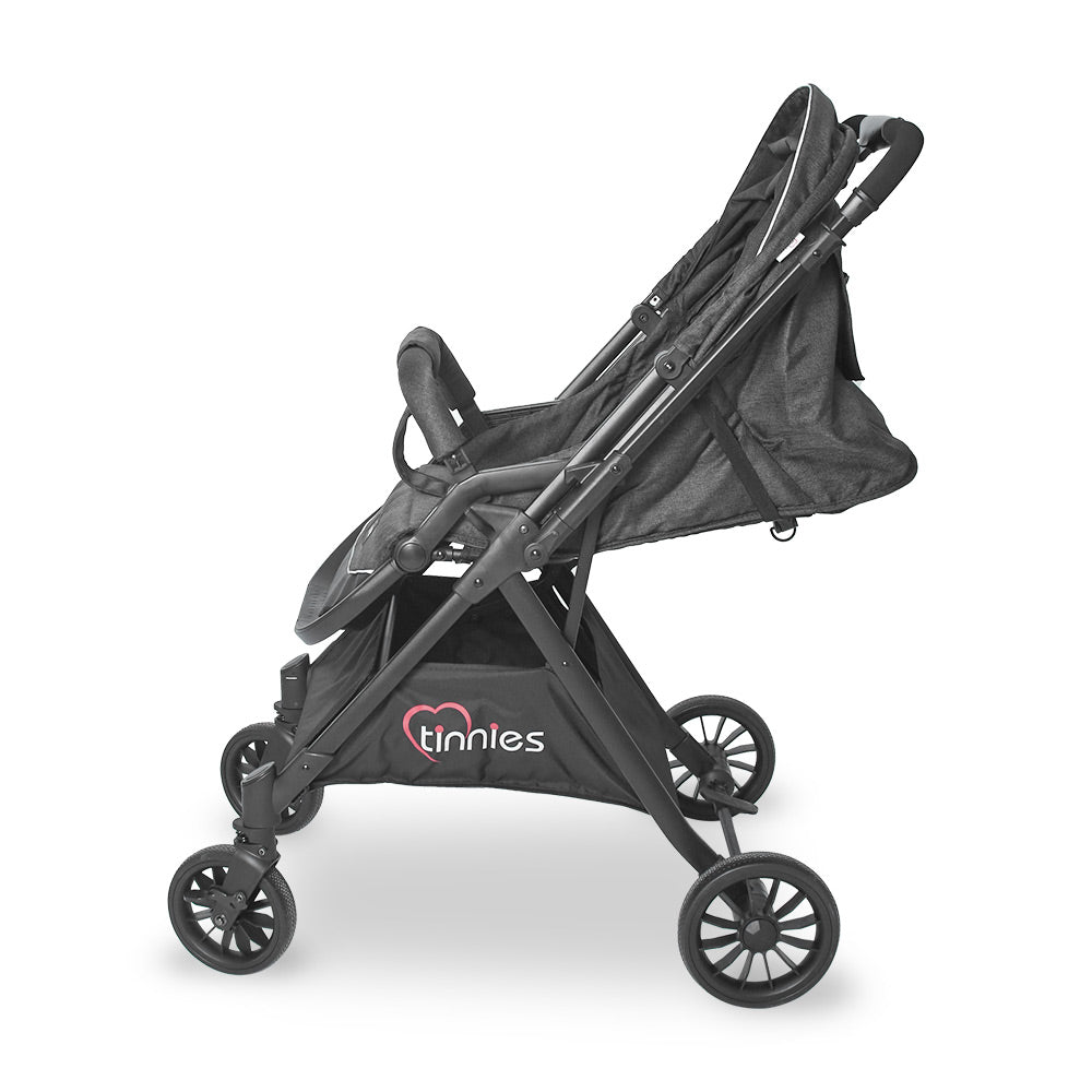 TINNIES LIGHTWEIGHT FOLDABLE BABY STROLLER – REVERSIBLE HANDLE (0–4 YEARS)